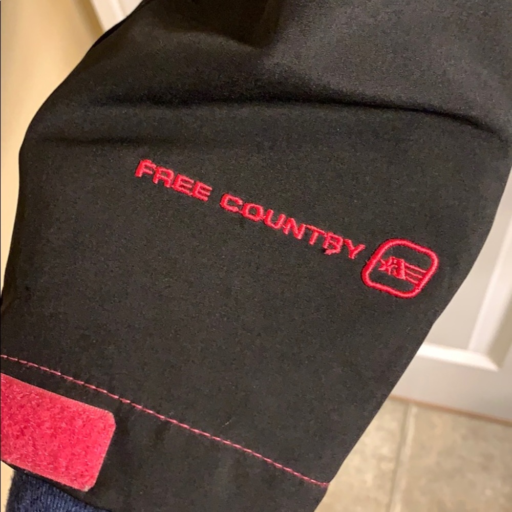Free Country Winter Ski Jacket Small Black Pink - Picture 5 of 7